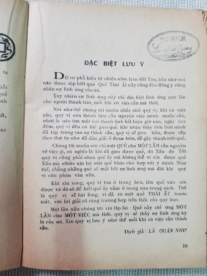 Thái Ất Thần Quẻ - Lã Quán Như - Tủ Sách Tâm Linh