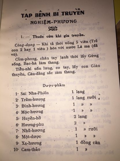 Vạn Bệnh Thực Hành (Tạp Bệnh Bí Truyền Nghiệm Phương) - Đông Y Sĩ Nguyễn Mạnh Bổng - Hình ảnh 5