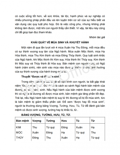 Bí Quyết Sống Đúng Mùa Sinh Bí Quyết Cải Vận Phong Thủy Huyền Bí - Duy Nguyên - Hình ảnh 4