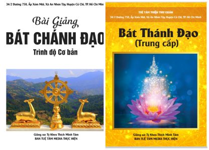 Bài Giảng Bát Chánh Đạo (Cơ Bản + Trung Cấp) - Tỳ Kheo Thích Minh Tâm