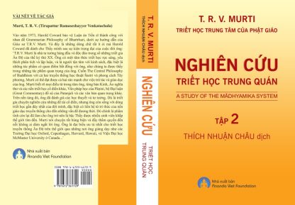 Nghiên Cứu Triết Học Trung Quán - T.R.V. Murti (2 Tập) - Hình ảnh 2