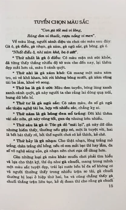 Vẩy Gà Toàn Tập (Bí kíp coi vẩy gà cổ xưa của các sư kê) - Hình ảnh 8