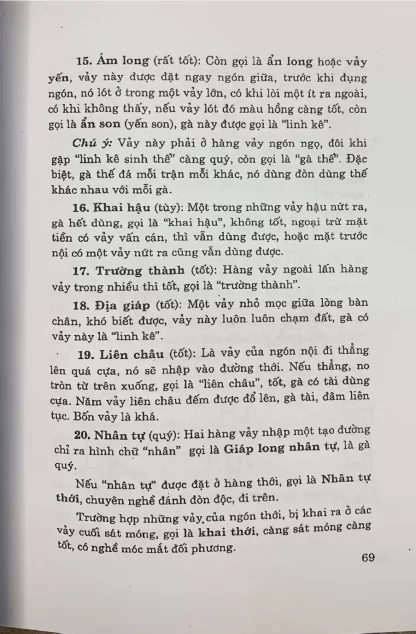 Vẩy Gà Toàn Tập (Bí kíp coi vẩy gà cổ xưa của các sư kê) - Hình ảnh 4