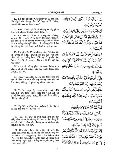 Thánh Thư Qur'an (Thánh Thư Koran song ngữ Islam - Việt) - Hình ảnh 7