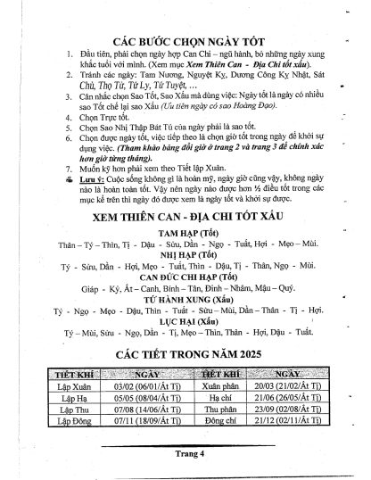 Lịch Vạn Sự Ất Tị 2025 - Chiêm Tinh Gia Nguyễn Văn Thanh - Hình ảnh 2