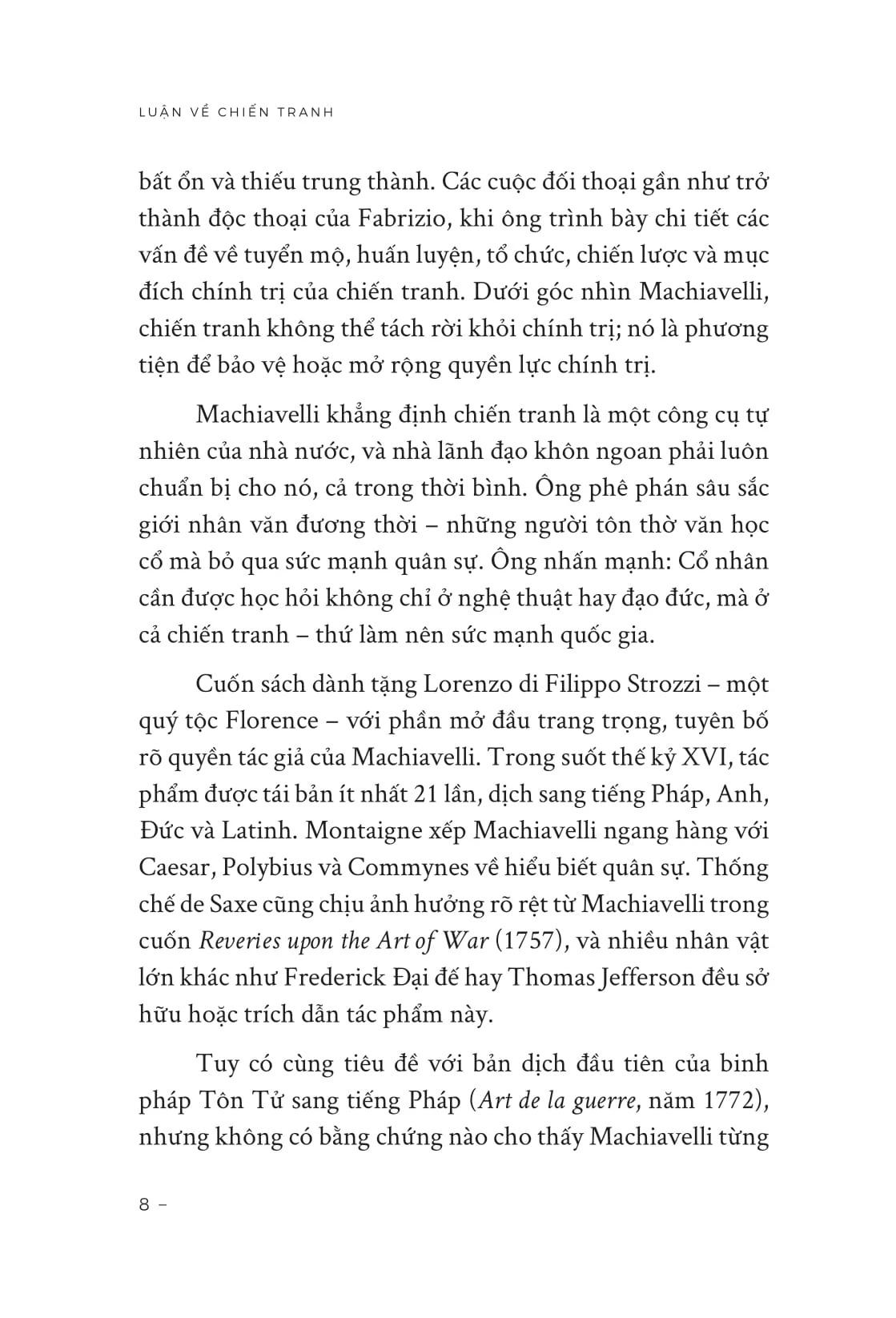 Luận Về Chiến Tranh - Niccolò Machiavelli - Ảnh 4