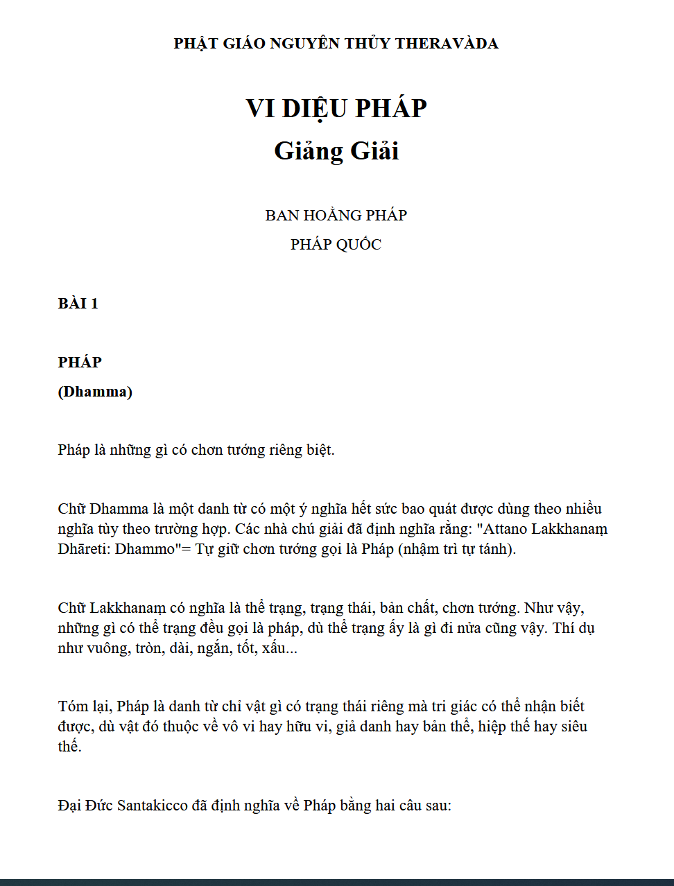 Vi diệu pháp giảng giải - TK Giác Chánh - Ảnh 2